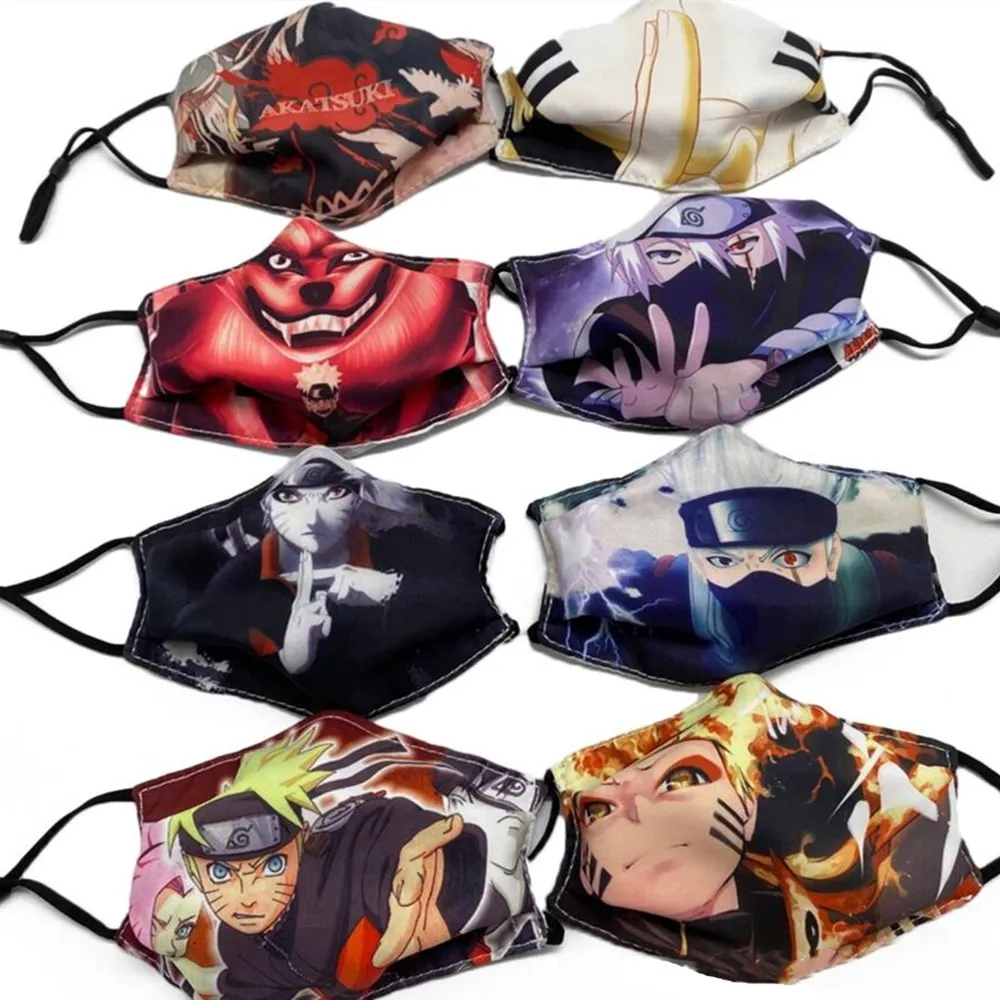 

Adult Naruto Masks Street Sports Washable Halloween Party Cosplay Mask New