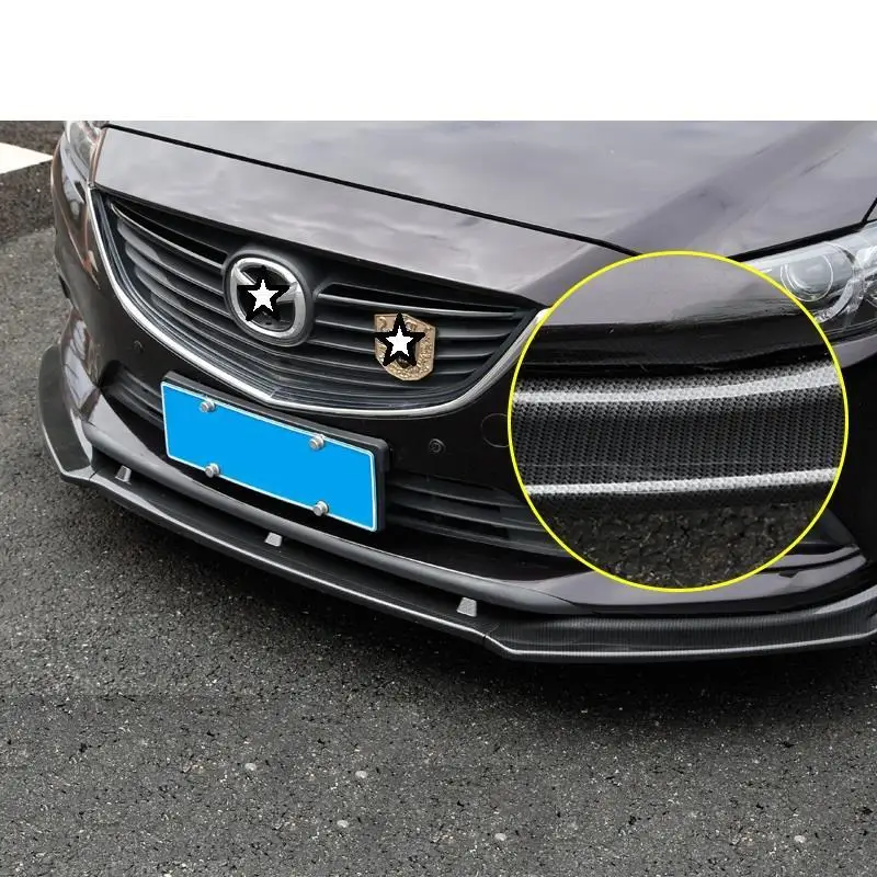 Number 6 Coche молдинг наклейка модификация стиль автомобиля протектор Parachoques авто бампер Защита Стайлинг молдинги 17 18 для Mazda Atenza - Цвет: Number 6