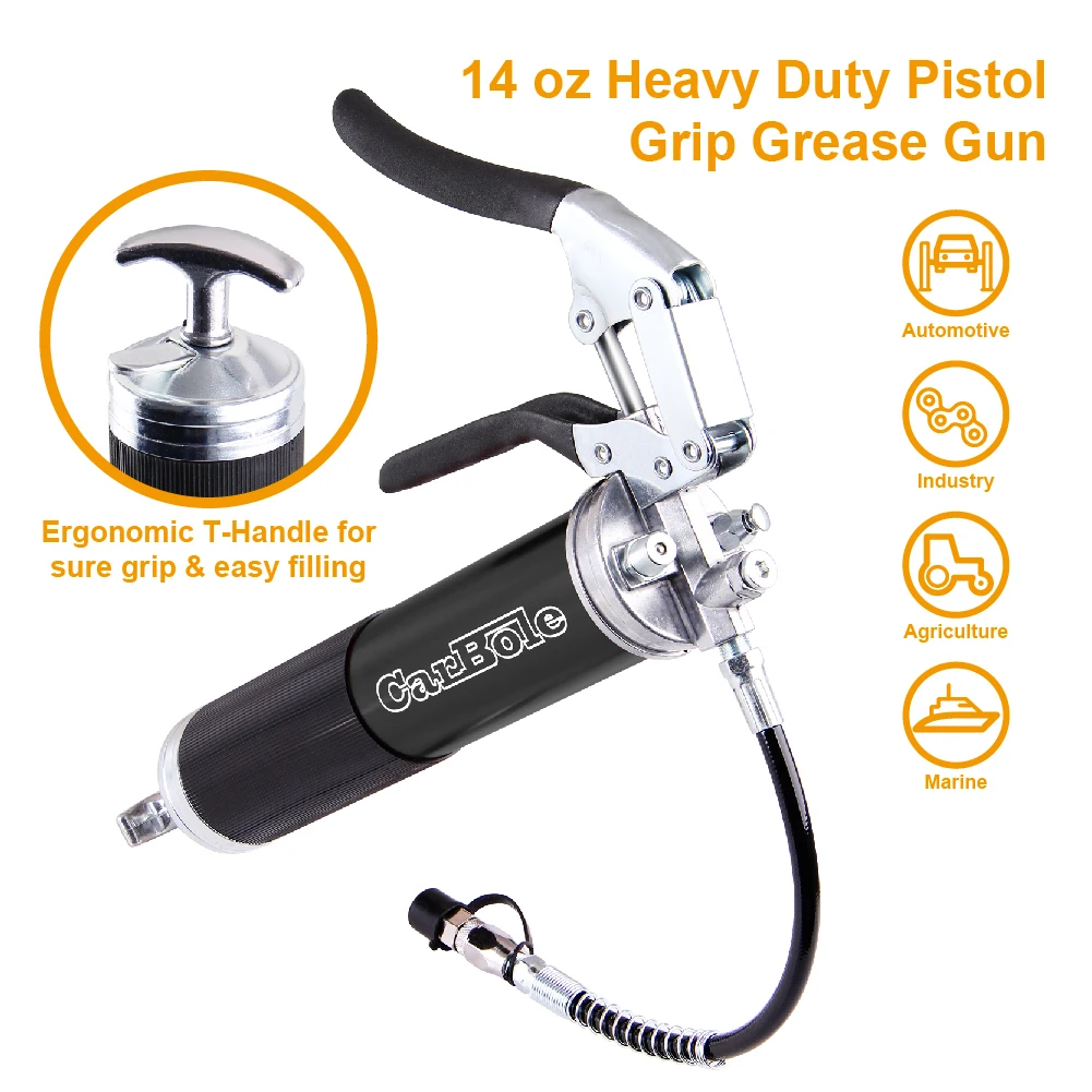 Профессиональный пистолет высокой прочности 4500 PSI. Включает в себя гибкий шланг 12