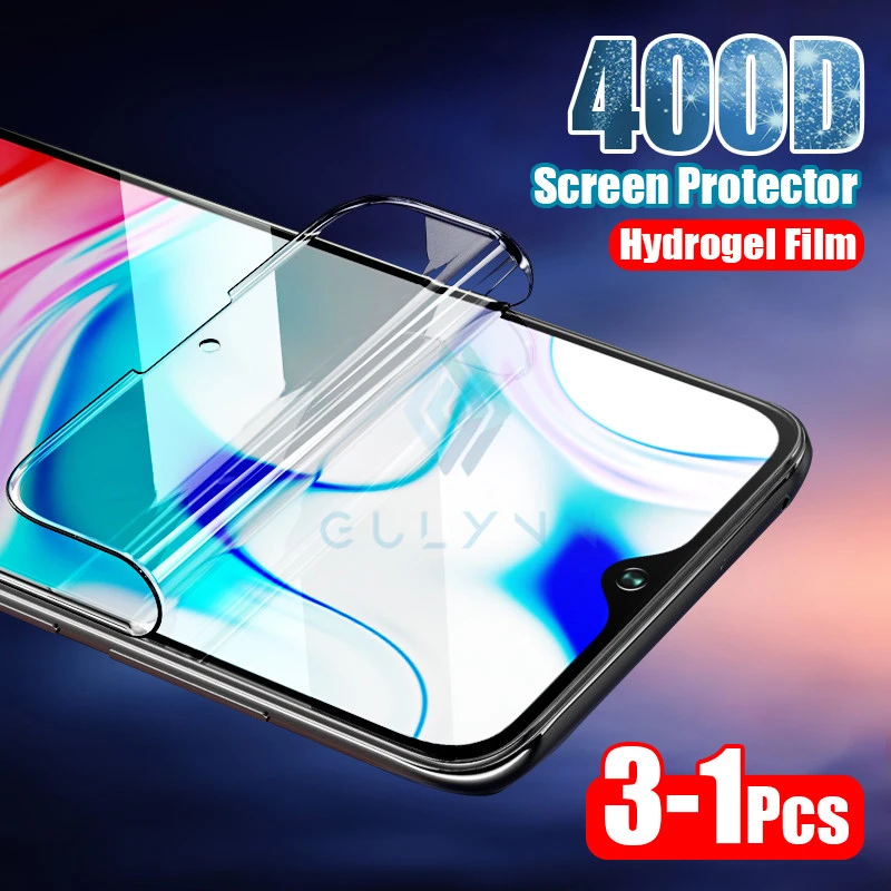 Гидрогелевая пленка для экрана Xiaomi Redmi Note 7 8 Pro 9 Max 9S 8T 4X 3-1 шт. | Мобильные телефоны и