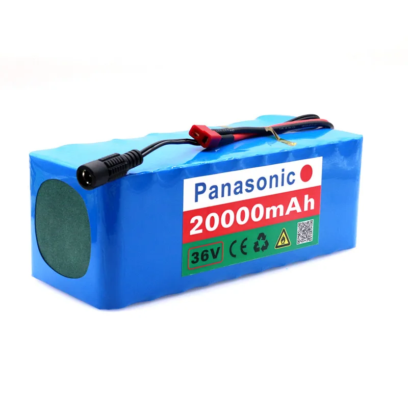 Panasonic 18650 Батарея е-байка 36В 10S4P 20ah Батарея 500 Вт высокой мощности Напряжение Батарея 42В 20000 мА/ч, фара для электровелосипеда в электрических велосипедов BMS