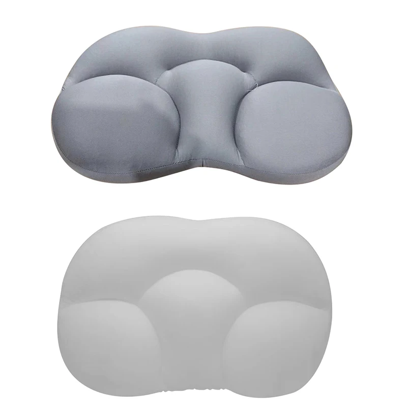 Almohada redonda para dormir, cojín ortopédico suave de espuma en forma de mariposa