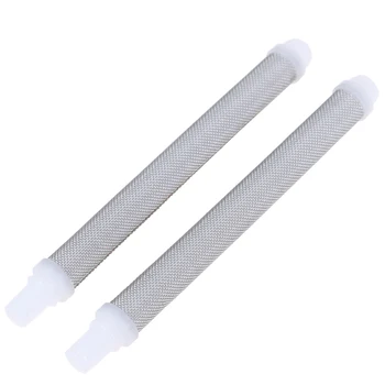 

2Pcs/Set 50 Mesh Airless Paint Spray Gun Filter Screen Elements Stainless Steel