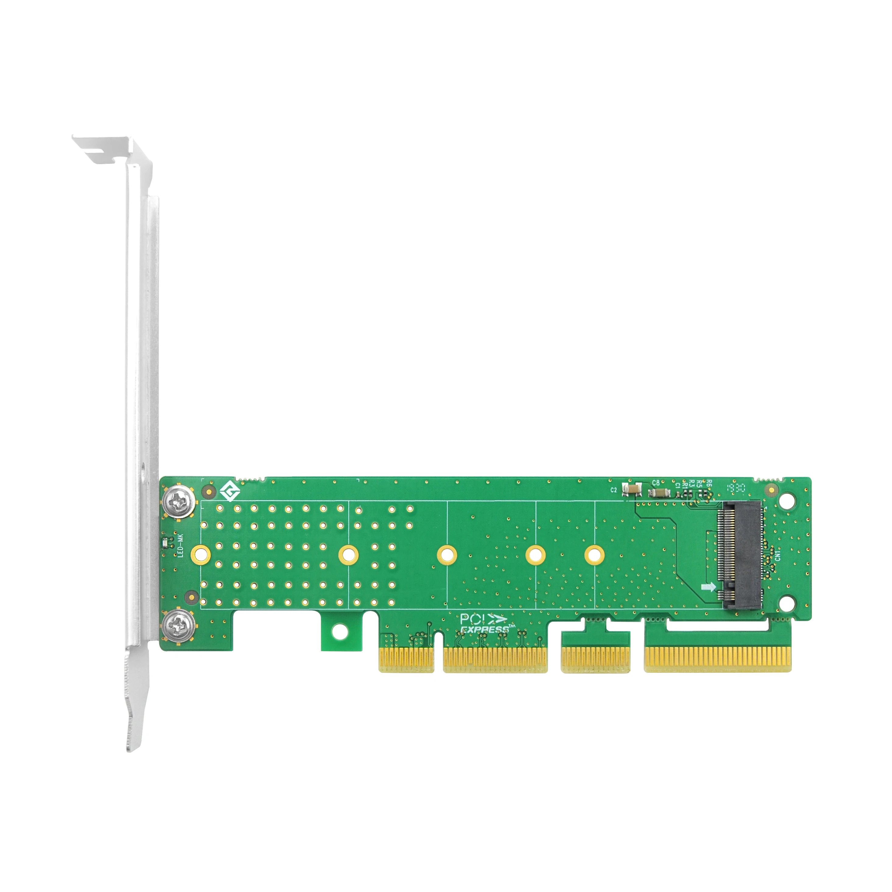 Linkreal M.2 NVMe NGFF M Key к адаптеру PCIe x4 поддержка в размере 2230 2242 2260 2280 и 22110mm-LRNV9511-G2 |