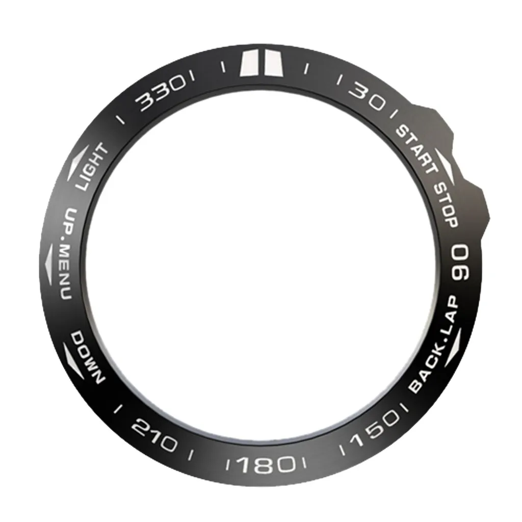 45# для Garmin Fenix 5X/Fenix5X Plus, ободок, кольцо, клейкая крышка, нержавеющая сталь, аксессуары для умных часов, защитный чехол