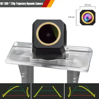 

HD 1280x720p Golden 3rd Night Vision Camera Rear View Backup Camera Trajectory Dynamic Parking Line for Suzuki Kizashi 2011-2015