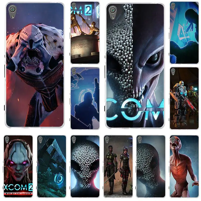 Fashion XCOM 2 Clear Case Cover For Sony Xperia Z Z1 Z2 Z3 Z4 Z5 ...