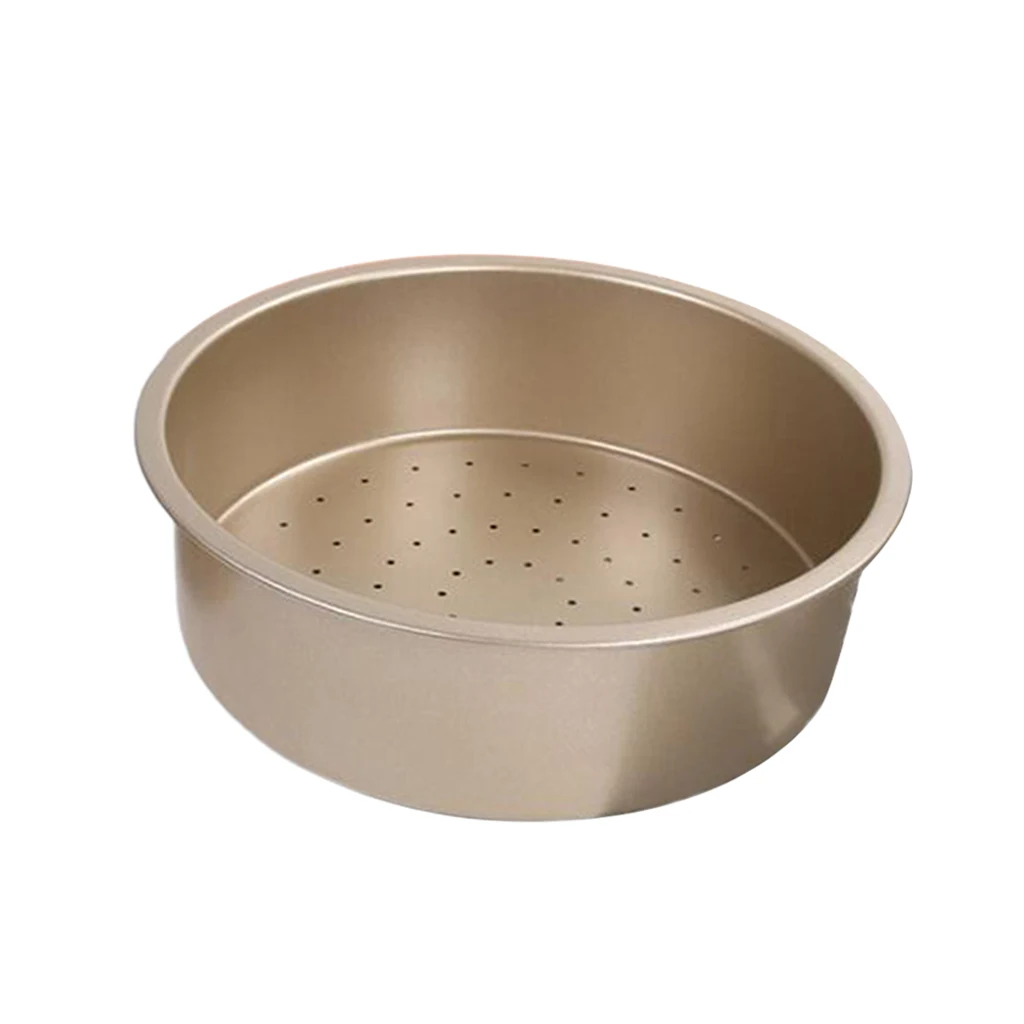 

Perforated Deep Dish Pizza Pan Crispy Crust Pie Pan Non-stick Baking Plate