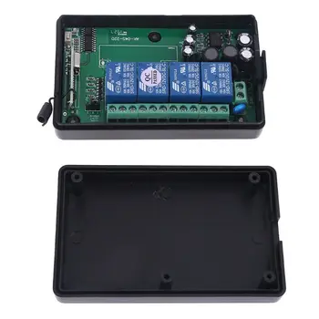 

4CH Remote Wireless Controller 315MHZ 433MHZ + 500G 4x4 Buttons for AK-04S-85-220V Independent Circuit Coding Technology