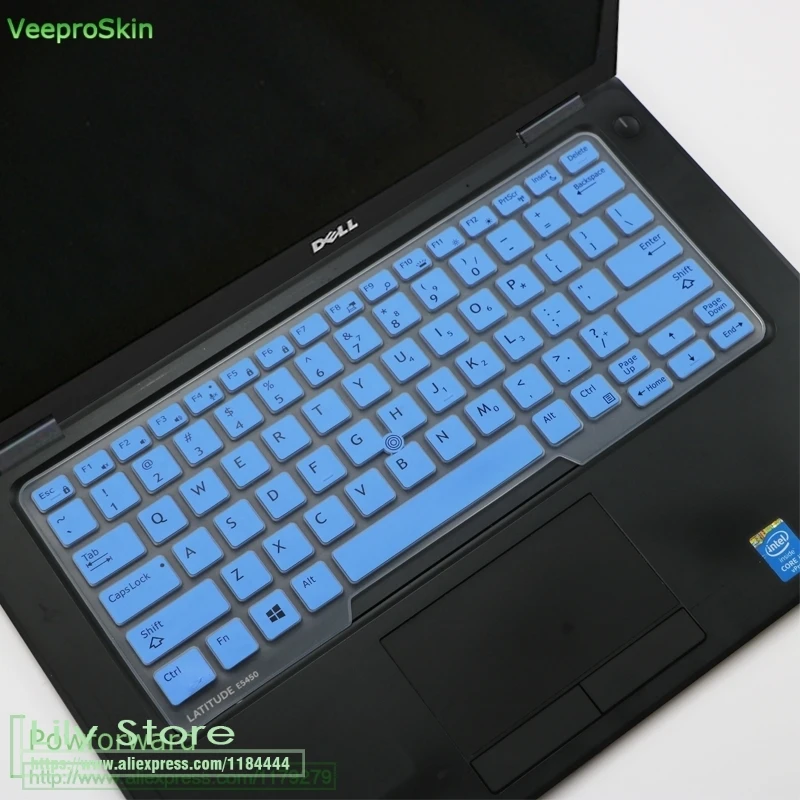 blue Для DELL laitiude E7450 E5450 E5470 E5470 E7350 E3440 E3350 14-7480 14 дюймов Клавиатура для ноутбука чехол защитный чехол - Цвет: blue