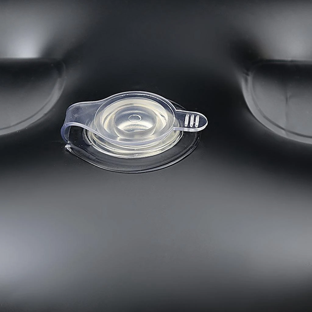 Spa Booster Seat Pad Inflatable Hot Tub Pillow  Black Bath Pillow Waterproof  PVC