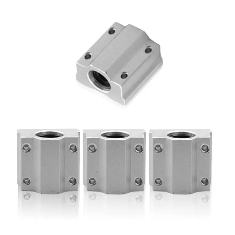 4pcs-lot-SC8UU-SCS8UU-8mm-Linear-Ball-Bearing-Block-CNC-Router-with-LM8UU-Bush-Pillow-Block