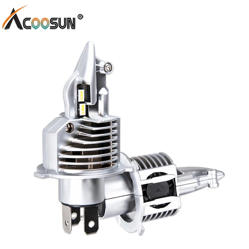 

2Pcs Fighter Foco H4 Led Bulbs Motorcycle Car Headlight 72W 12V 24V 6500K Super Led H4 Motorbike headlight Bulbs lampada Led H4