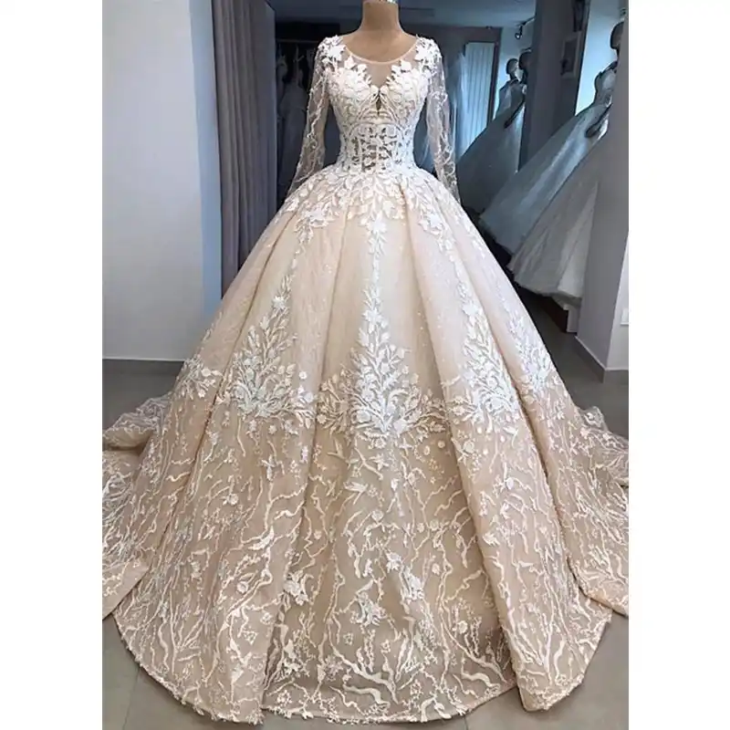 vestido de casamento champanhe