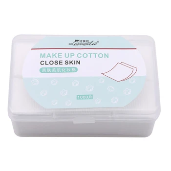 

1000 Pieces Skin-friendly Makeup Cotton Non-woven Fabric Thin Section Cotton Makeup Moisturizing Comfortable Remover Beauty Tool