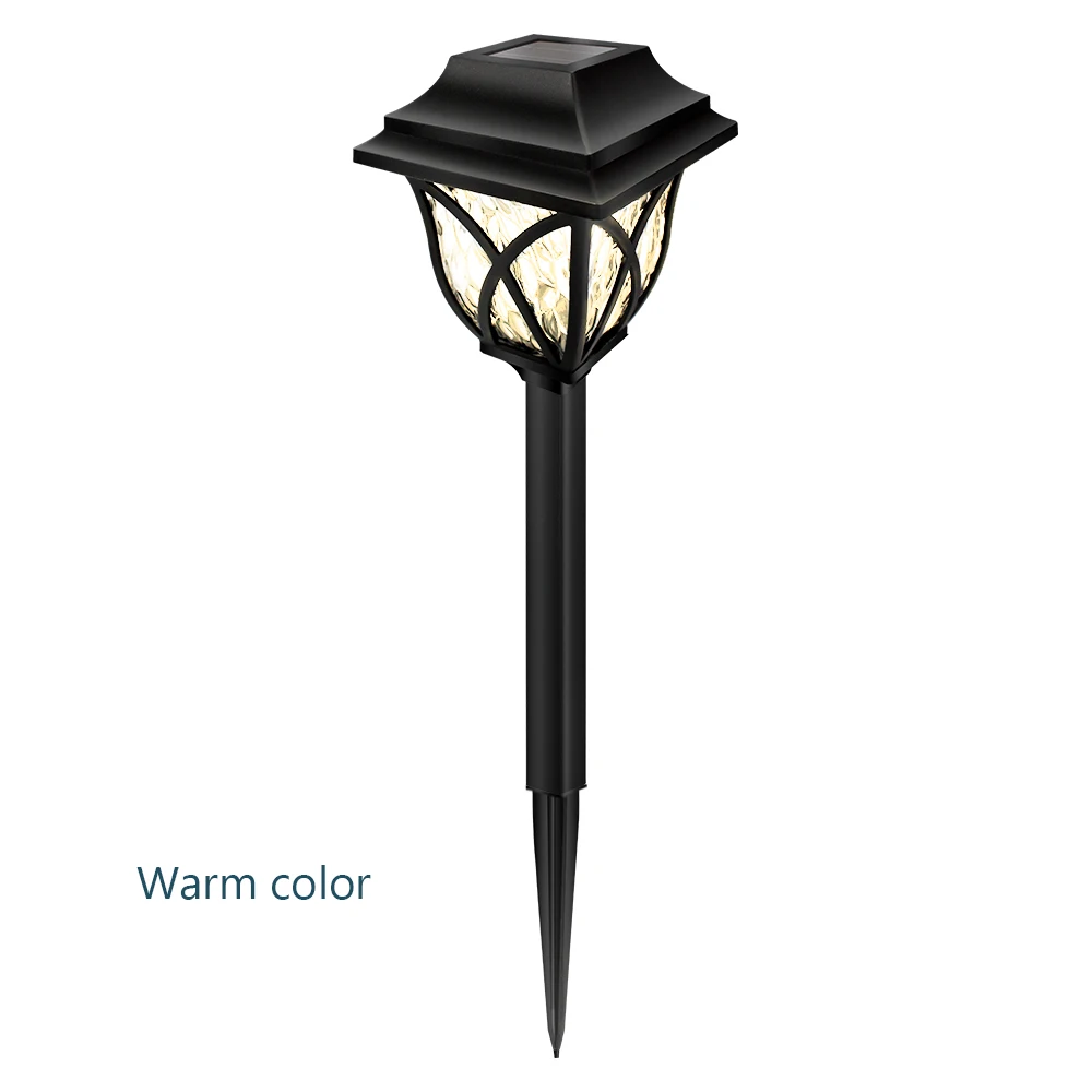 Solar Powered Lamp Outdoor LED Solar Lights Pathway Waterproof Landscape Decorative Lawn Lighting Garden Patio Lantern Light solar deck lights Solar Lamps