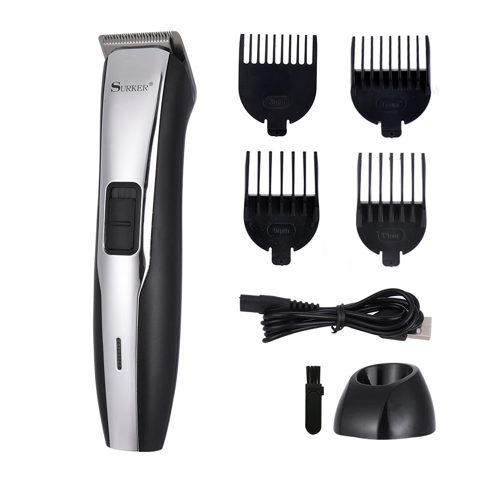 Surker Electric Hair Trimmer Sk 560 Rechargeable Hair Clipper Haircut Machine Beard Trimmer Usb Charging Hair Trimmers Aliexpress