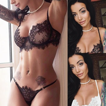 

Sexy Bodysuit Hot Erotic Porno Costumi Lace Lingerie 2020 Mujer Transparent Bra Perspective Bikini Set Tank Top Underwear Women