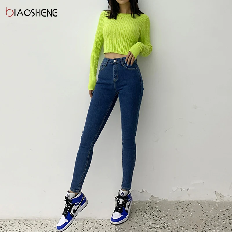 

Women's Pants For Women Jeans Female High Waist Jeans Stretch Skinny Undefined Fashion Y2k Jean Oversize Slim Pencil Trousers
