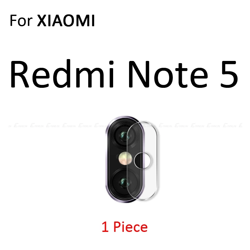 For Redmi Note 5 Задняя Камера защитная крышка объектива закаленное Стекло чехол для Xiaomi mi 9 8 до 9 лет A3 A2 Lite Red mi Note 8, 7 6 5 10 Pro 6A S2 mi x Max 3 - Цвет: For Redmi Note 5