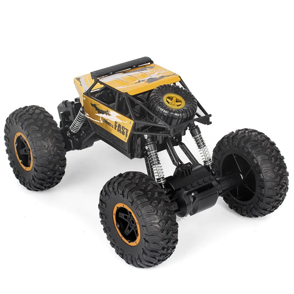 1/18 2,4 г 4WD 15 км/ч сплав высокоскоростной пульт дистанционного управления электрический автомобиль привод игрушка рок сканеры внедорожный RC альпинистский автомобиль модель игрушки