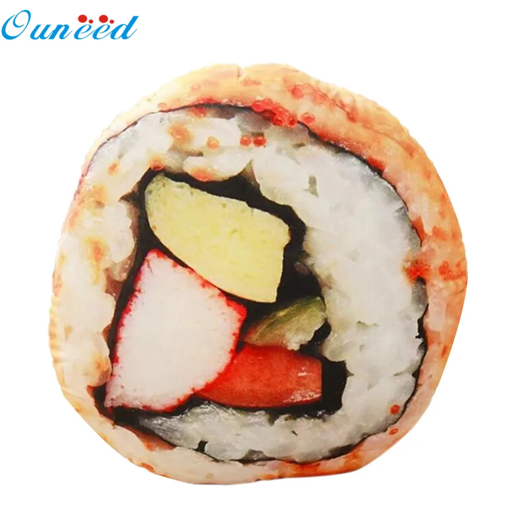 Подушка для сидения Ouneed Simulation Sushi Egg Tart подушки закусок стула домашний декор cuscini