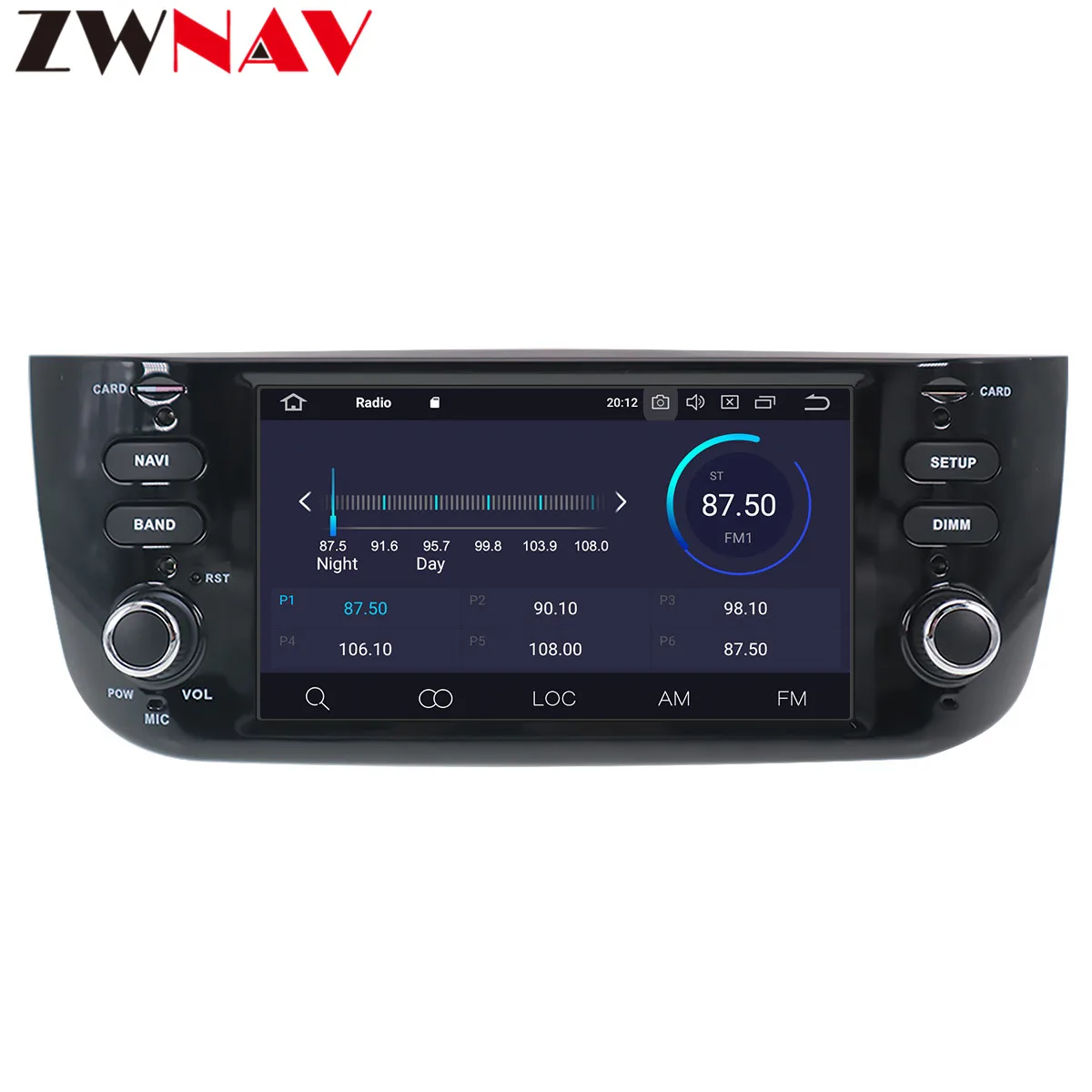 PX6 ips 4+ 64 Android 9,0 автомобильный DVD стерео Мультимедиа для Fiat Punto 2009- радио gps Navi Аудио Видео Стерео головное устройство карта