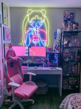 

Neon Sign For Beauty Girl drink party home display light Impact Attract light so beautiful Neon Bar Lamp neon lights for rooms