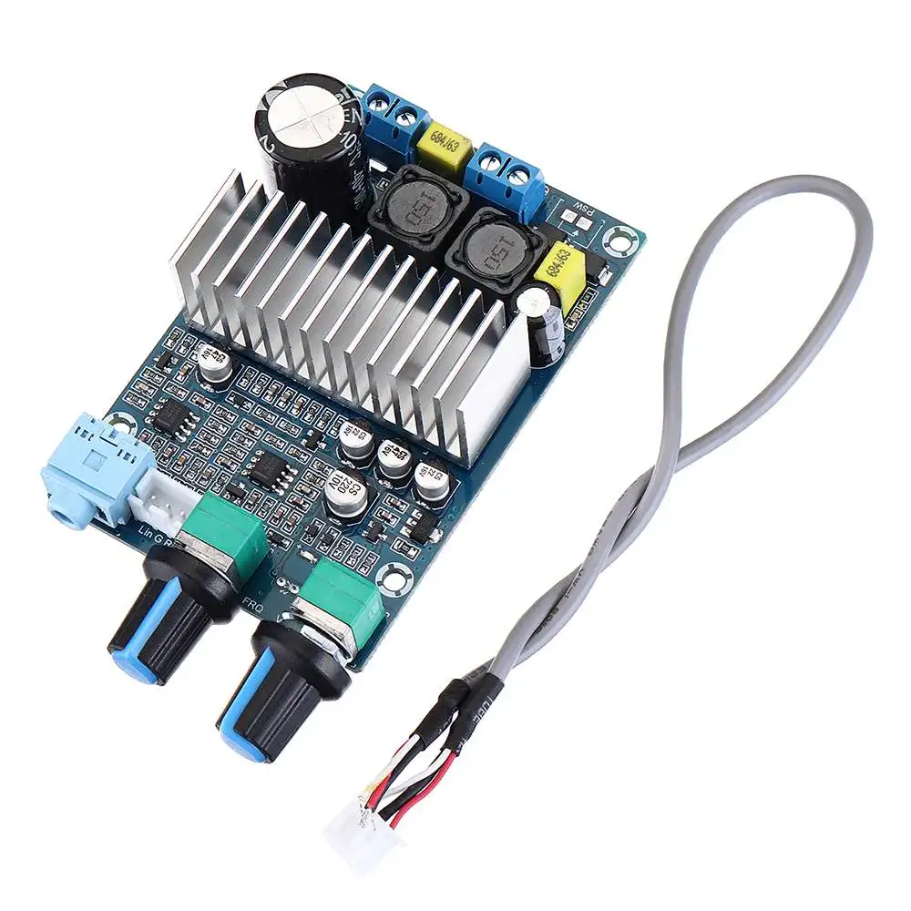 

TPA3116 Subwoofer Digital Power Amplifier Board DC12-24V Support 100W Bass Output Module