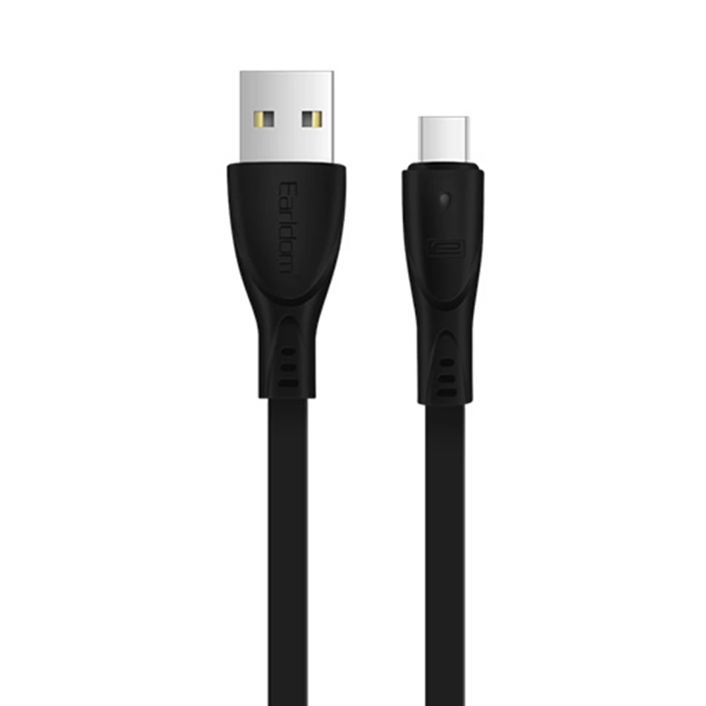 Black FDBRO 1 м светильник type C кабель для Xiaomi Mi8 P20 S9 S8 3A Быстрая зарядка светодиодный кабель USB C для синхронизации данных - Цвет: Black