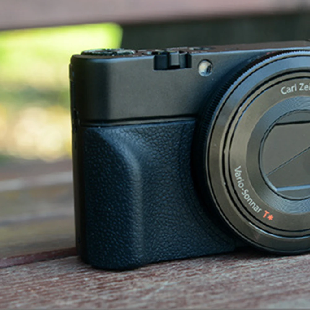 Najtaniej Zakrzywiona krawędź antypoślizgowe akcesoria samoprzylepne ściskacz aparatu AG R2 części fotografia silikon ergonomiczny dla Sony RX100