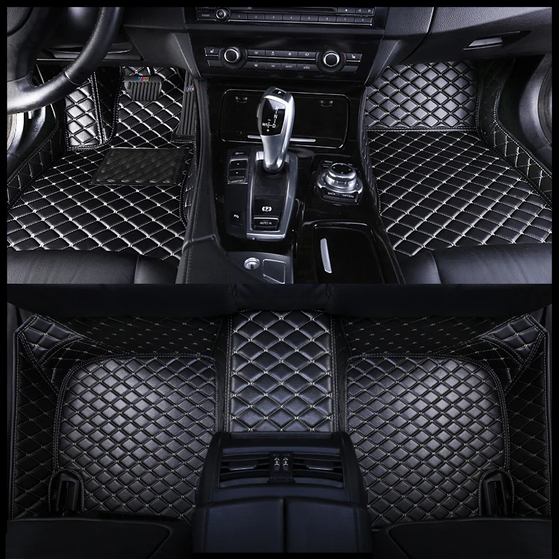 Fit Car Floor Mats For Over 98% Cars Interior Accessories ECO Material Full Set 5 Seats ( Note Your Car Model Year Make)