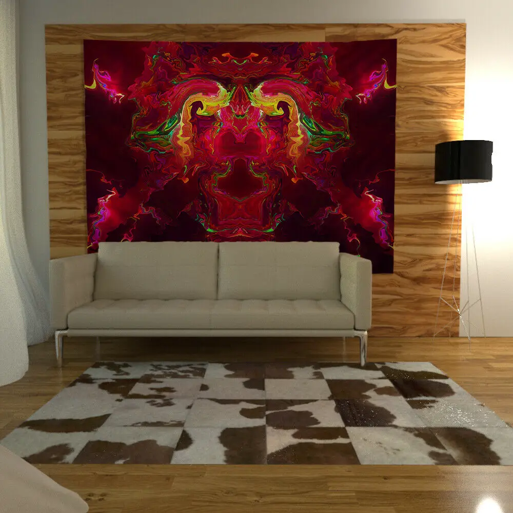 Пользовательские абстрактные картины Wandteppich Wandbehang Tisch Wohnkultur