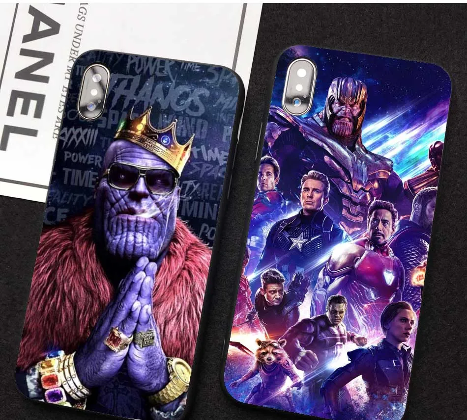 Marvel Бэтмен Супермен человек паук Силиконовый чехол для iPhone 6 6S 7 8Plus SE 5 XR XS MAX X 6Plus