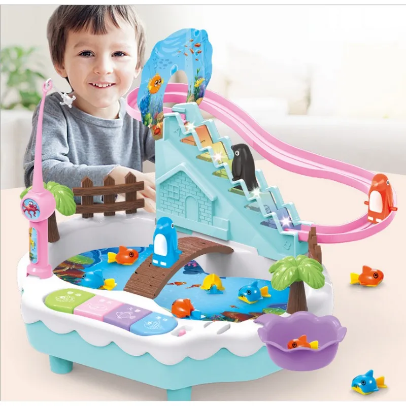 2019 Фирменная Новинка электрические магнитные игрушки для рыбалки детей