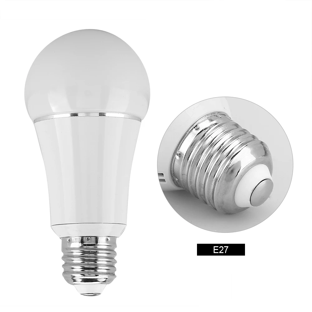 Новая беспроводная WiFi умная лампа Домашний Светильник ing лампа 7 Вт B22 E14 E26 E27 Magic RGB + W Светодиодный светильник с регулируемой яркостью