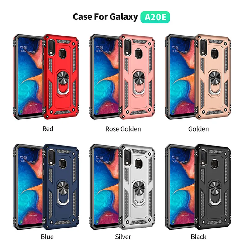 Роскошный защитный Магнитный чехол для samsung Galaxy A20E автомобиля чехол-держатель с кольцом для A10E в 20E A10 A20 A30 S A40 A50 A70 A80 A90