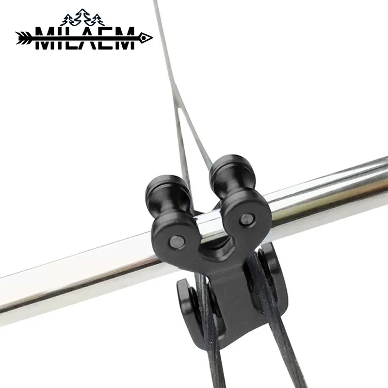 

1 Pc TP140-B Archery Cable Slide String Separator Vice Strings Protector Pulley Bowstring Slider Compound Bow Shooting Accessory