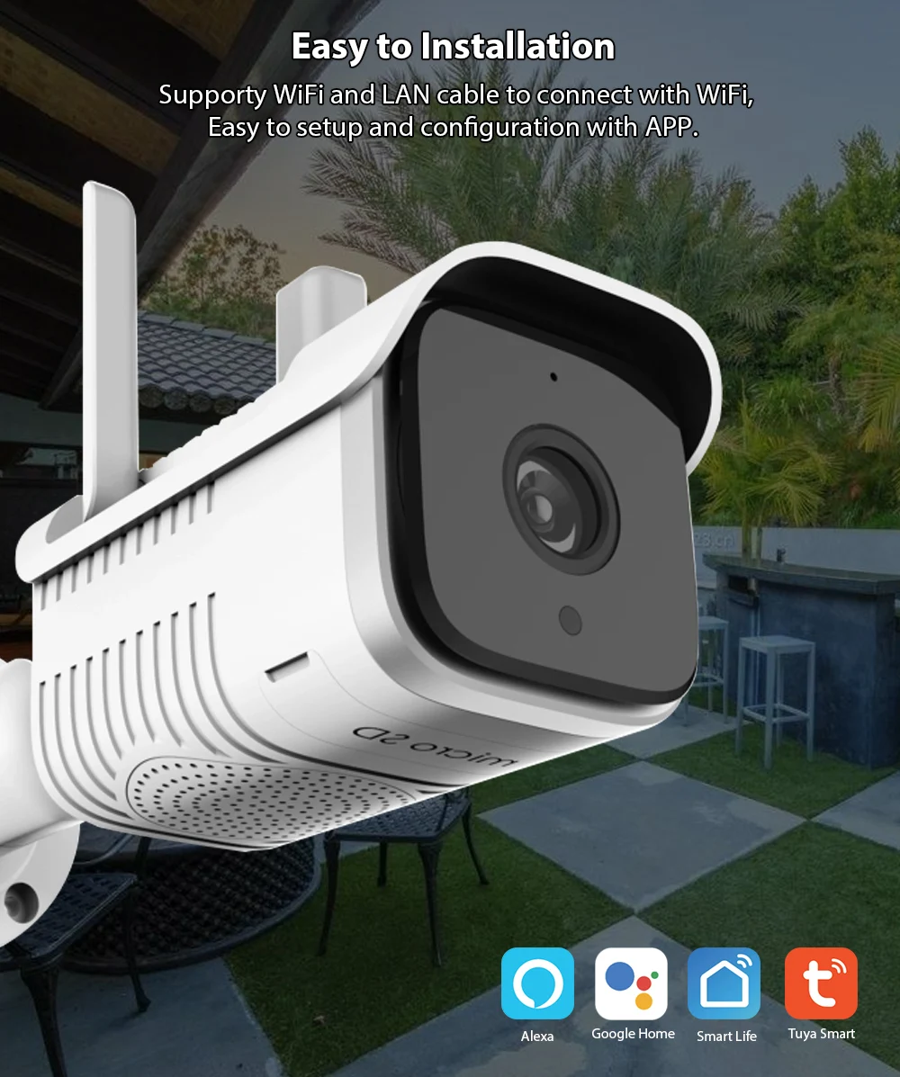 1080P уличная Ip камера водонепроницаемая Wifi камера безопасности ночное видение Обнаружение движения наружная камера Exterieur Camaras