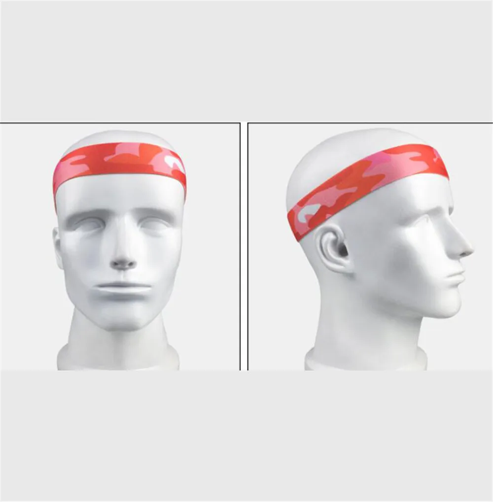 Лайкра абсорбент Велоспорт Йога Спорт повязка от пота мужчины Sweatband для мужчин и женщин головные повязки для йоги Налобные повязки безопасности спорта - Цвет: As Picture