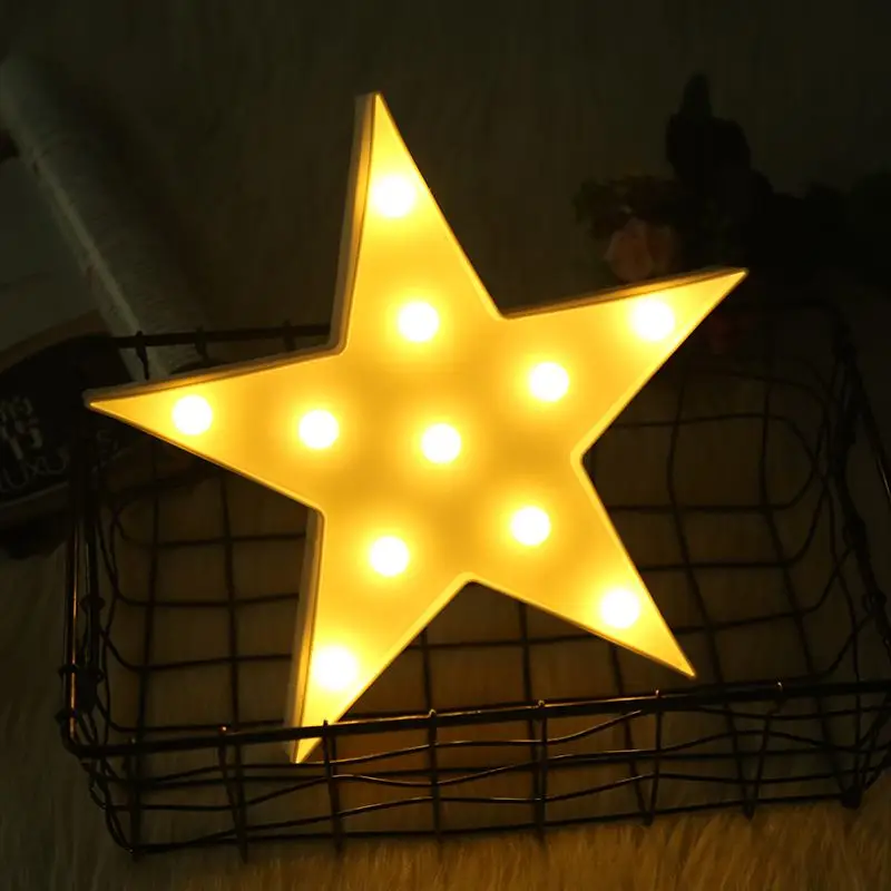 Прекрасный облако звезда Луна светодиодный 3D свет ночник детский подарок игрушка для детей детская спальня толлет лампа украшение освещение в помещении - Цвет: Big.star