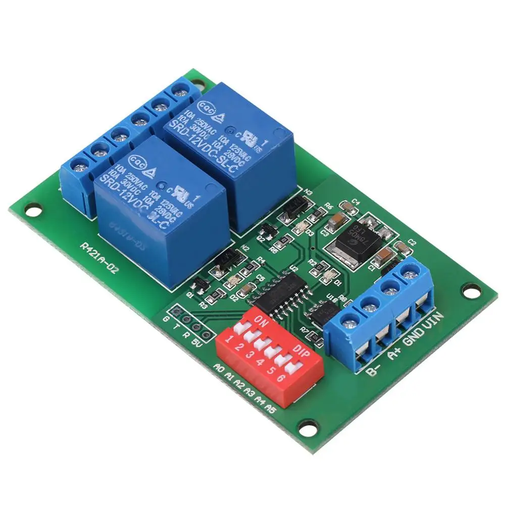 RTU & AT Command 2 RS485 релейный контроллер ПЛК серия UART порт Swit ассортимент|Реле| |