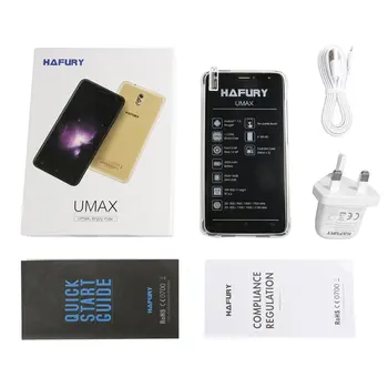 

HAFURY-UMAX Dual SIM Card 2G RAM 16G ROM Mobile Phone 6.0 Inch 1280X720 Display Quad Core Phone For Android 7.0