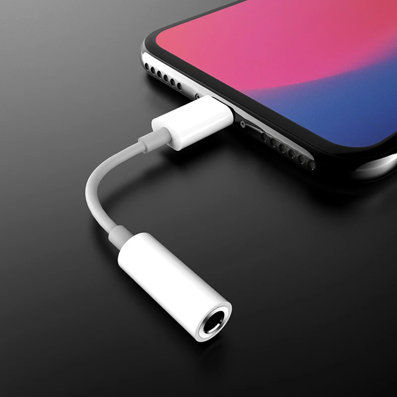 Аудио адаптер для iPhone 7 8 Plus 11 Pro MAX XR 3 5 мм Женский кабель разъем наушников