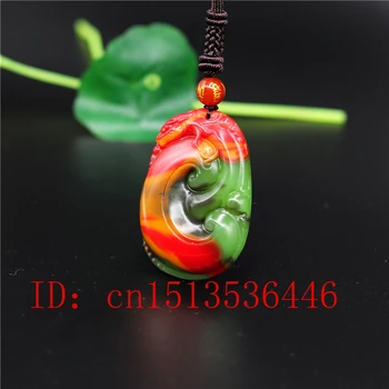 

Chinese Color Jade Ruyi Pendant Flower Necklace Charm Jewellery Fashion Accessories Hand-Carved Amulet Gifts for Women Her
