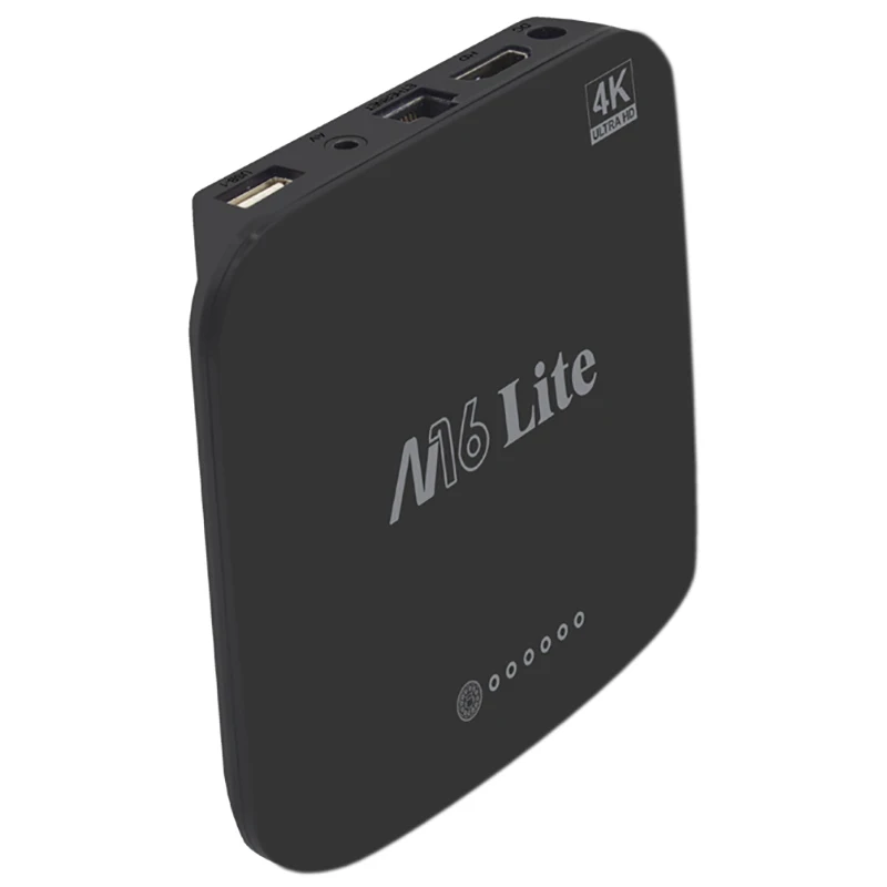 M16 Lite Android Smart Tv Box EMMC ROM телеприставка 4K 3D H.265 Wifi медиаплеер приемник Us Plug