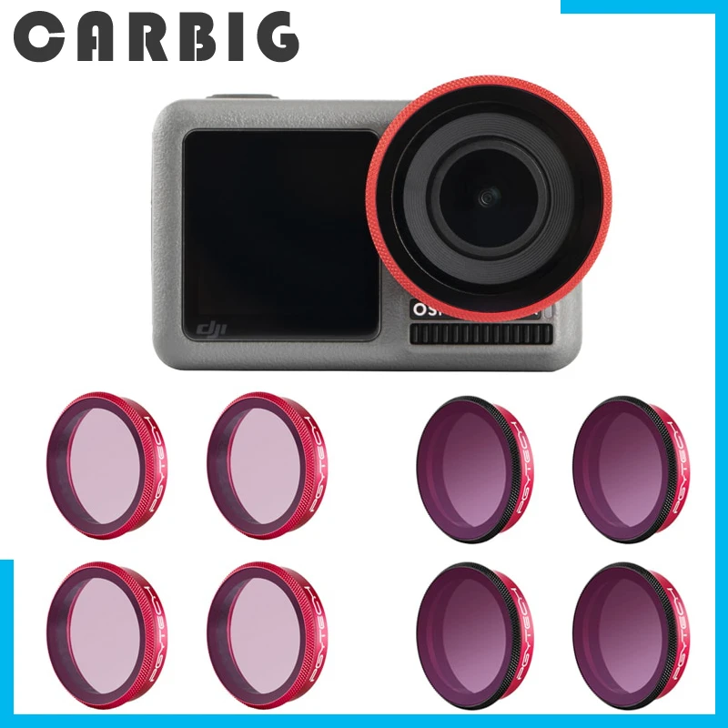 PGYTECH для DJI Osmo экшн профессиональных фильтров UV CPL ND 8 16 32 64 PL фильтр объектива ND8 ND16 ND32 градиент GR 4 8|Чехлы