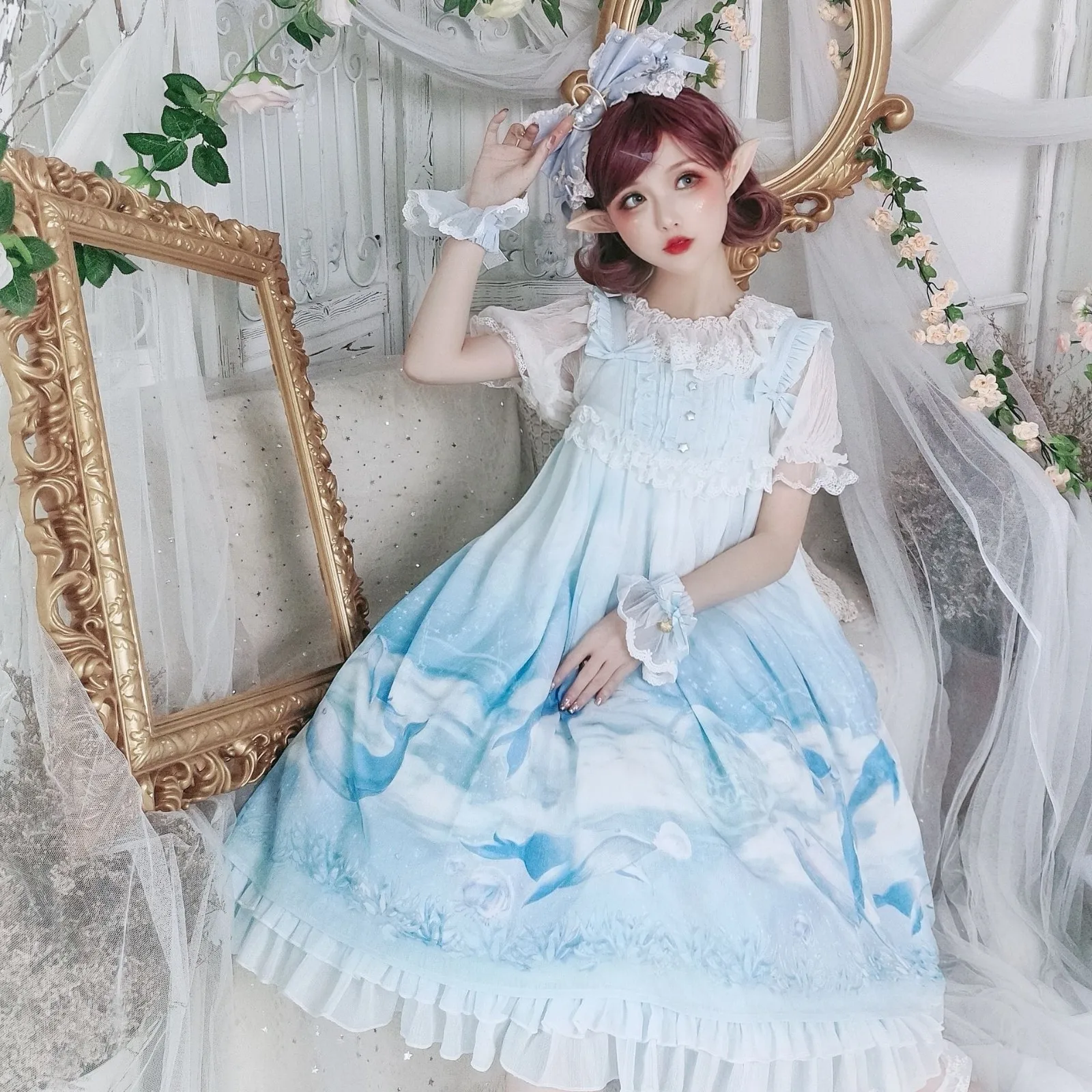 Glazed-Water-Whale-Sweet-Women-s-Lolita-JSK-Dress-Sleeveless-Dress ...