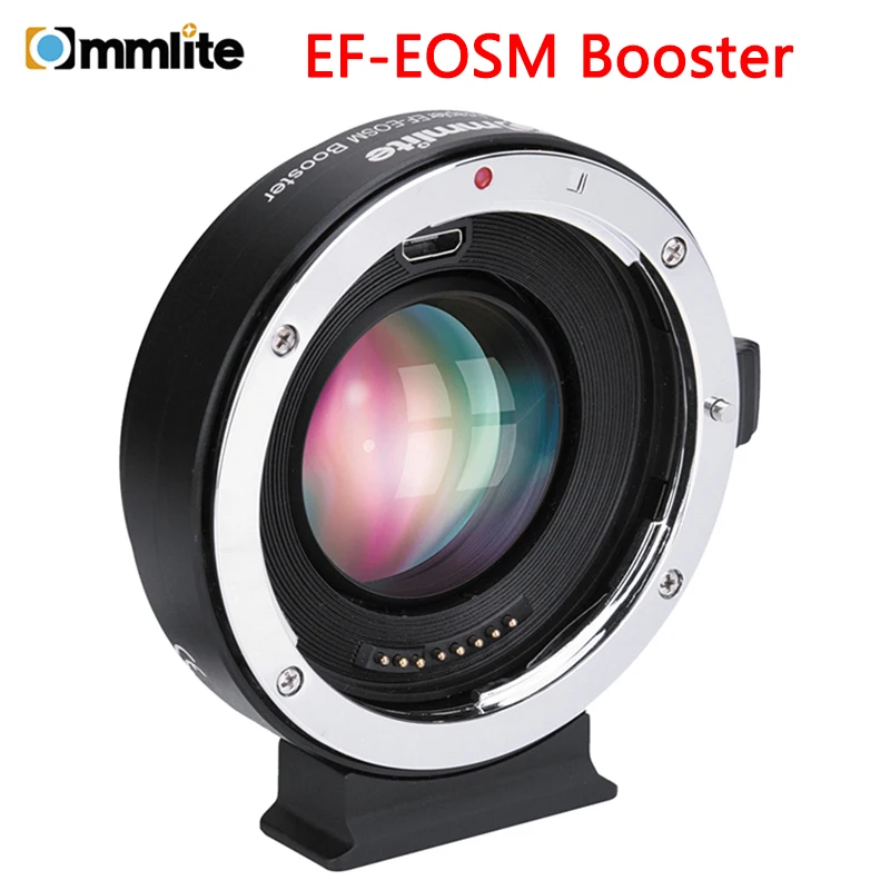Commlite объектив адаптер EF-EOSM усилитель камеры Адаптер кольцо для Canon EF Объектив EOSM крепление M5 M6 0.71x фокусное расстояние усилитель AF