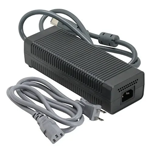 EU Plug AC Adapter Charger Power Supply Cable Cord 200-240V for Microsoft Xbox 360 Console Replacement Game Console Power Cord